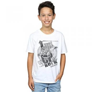 Looney Tunes Boys “What’s Up” Rock Tee – White, Ages 7‑8