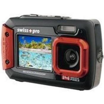Cámara subacuática Swiss-Pro WP-14 14 MP Rojo