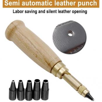 Ajustador de Tornillos Perforadores en 6 Tamanos con Mango Natural