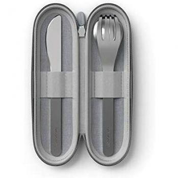 Monbento Trio di Posate Slim Grigio