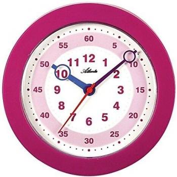 Atlanta Kinderwanduhr Rosa Pink