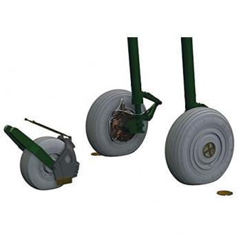Pacchetto ruote EDUARD SU‑27 1:48 – Grande Muraglia Hobby