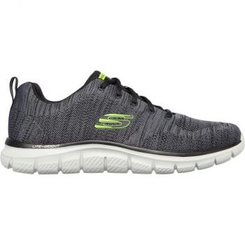 Skechers Front Runner Track Sneakers Grigio Scuro Verde Fluorescente 42