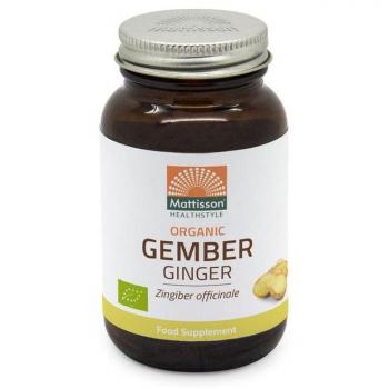 Mattisson 270mg Capsules de Gingembre Biologique