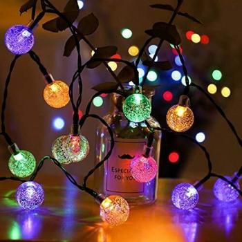 Solari String Light Natale Giardino