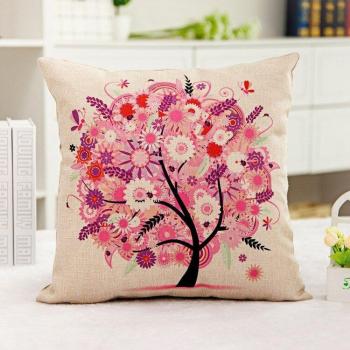 Coussin Décoratif Voiture en Lin, 45×45 cm