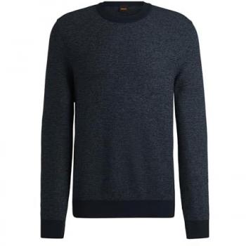 BOSS Orange Pullover für Herren in Dunkelblau