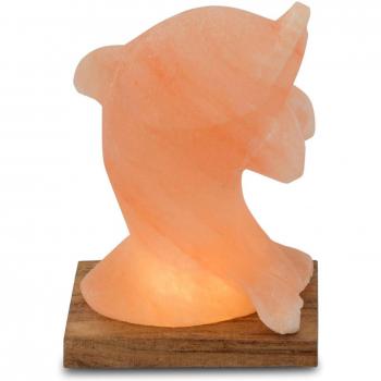 HIMALAYA SALT DREAMS Unikat Salzkristall-Lampe »Delfin«