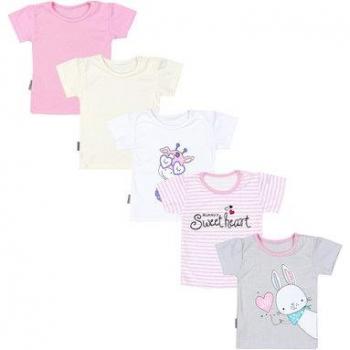 TupTam Mädchen Kurzarm T-Shirts 5er Set