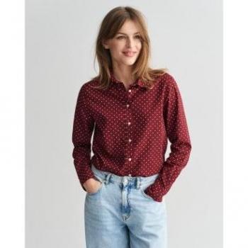 Camicia Gant 30018 Rosso a Maniche Lunghe, Taglia 36