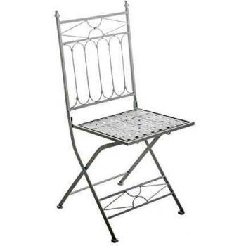 Chaise Pliable Nostalgique en Métal ASINA Loraville