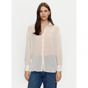 Brave Soul Hemd in Écru Regular Fit LSH-272DOBBIECRE