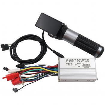 Display LCD Z-920 48V + Controlador Sin Escobillas 48V para Scooter Eléctrico M5 Pro Negro