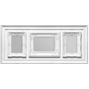 Vintage White Multi-Photo Frame for 3 Pictures