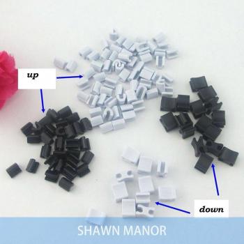 20 Pcs Zipper Repair Stoppers for Resin Zippers