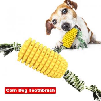 Durable Corn-Shaped Dog Toy