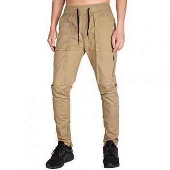 Pantalones Slim Fit ITALYMORN para Hombre Caqui