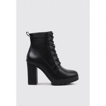Botín de Mujer Refresh 172256 Negro con Cremallera, Altura de Tacón 8 a 10 cm, Estilo Casual