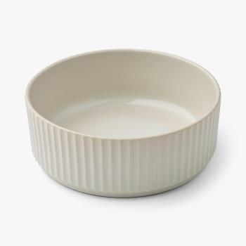 Dog Food Bowl – Copenhagen Kronborg, Large, Off‑White