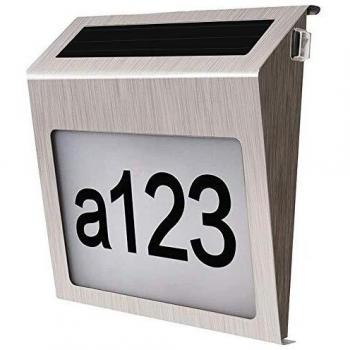 EcoLight House Number Tag