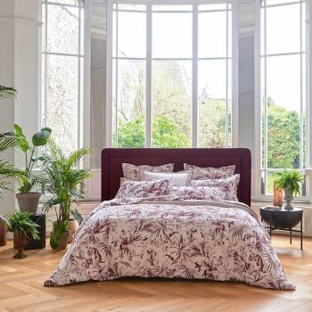 Housse de couette rose exotique 200x200 cm Anne de Solène