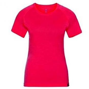Odlo Koya Maglia Base in Ceramiwool Rosa Femminile