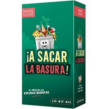 ASMODEE JUEGO DE MESA ¡A SACAR LA BASURA! JUEGO DE MESA 8x14x4 Cms