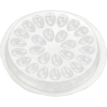 Pestañas 10 Unid. con Almohadillas Transparentes y Adhesivo