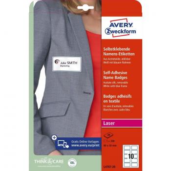 Avery L4787-20 White Printer Labels, 200 Pack