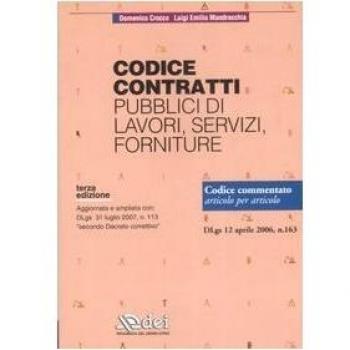 Codice contratti pubblici di lavori, servizi, forniture