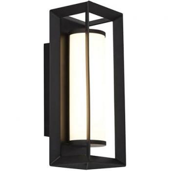LED Wall Light, Chaplin Model, 200mm, Matt Black Finish