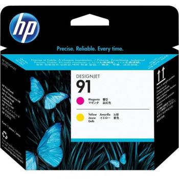 HP No. 91 Tri-Colour Inkjet Printhead with Magenta and Yellow