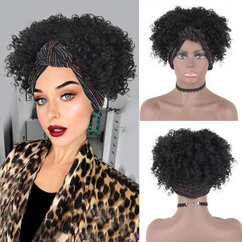 Courte Perruque Turban Crépusculaire