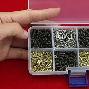 Small Gold Tapped Hinge Screws – 1600 Pieces