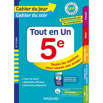 Cahier du jour/Cahier du soir Tout en Un 5e