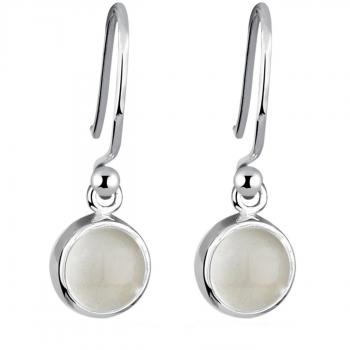 Astro‑Mondstein‑Ohrringe “Elli” – Elegant, 925 Silver, One Size