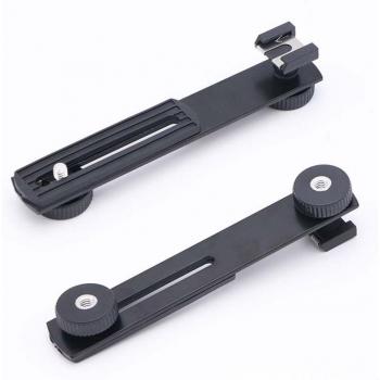 Adjustable Dual Camera Flash Bracket
