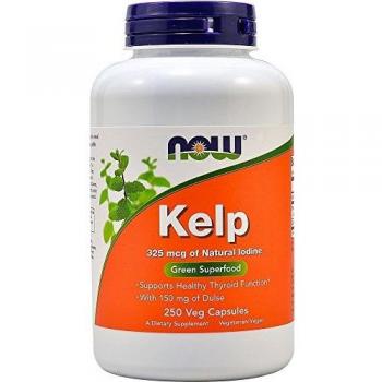 NOW Kelp 325 µg, 250 VCaps