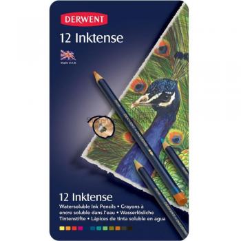 Derwent Inktense 12 Soluble Pencils