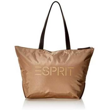 Esprit Cleo Shopp Schultertasche für Damen, Beige, 18x28x32 cm