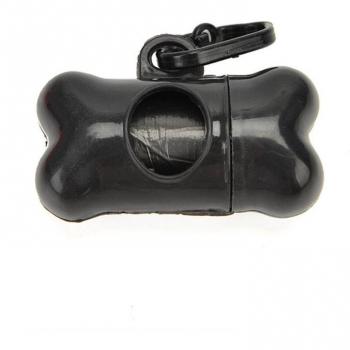 Dog Waste Bag Dispenser in Bone Shape with Cleaning Bags