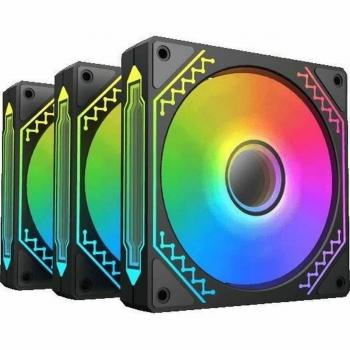 Pack Triplé 120 mm A-RGB Starz Pro (XIGMATEK) – Noir