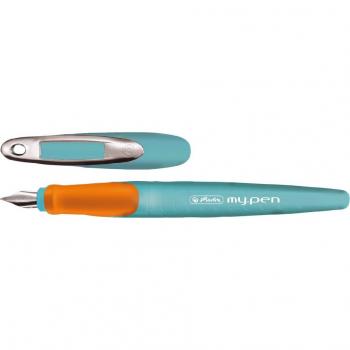 Herlitz My.Pen M: Turquesa y Naranja en un Solo Lápiz