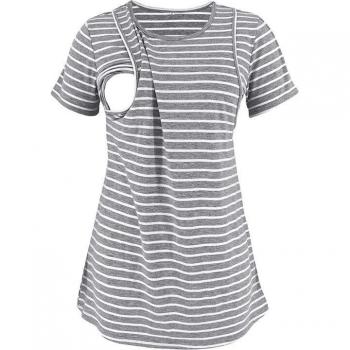 Top Rayé Bébé‑Allaitement