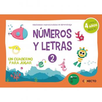 Números y letras 2. Un cuaderno para jugar (4 años) (Tapa blanda).