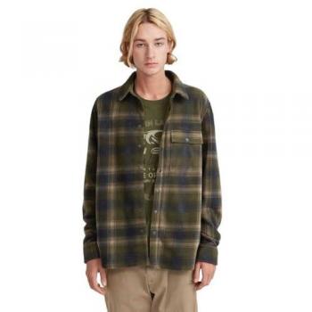 O´neill Camicia Superfleece Verde a Quadri Maniche Lunghe XL