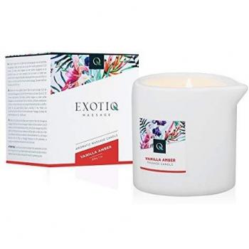 Bougie de massage Exotiq ambre et vanille