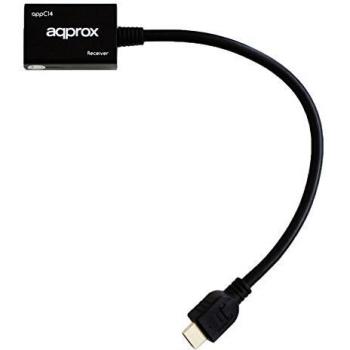 Adaptador de HDMI a Red de 30m Approx APPC14