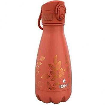 Gourde INOX Étanche Ion8, 280ml (10oz), Rose Florale