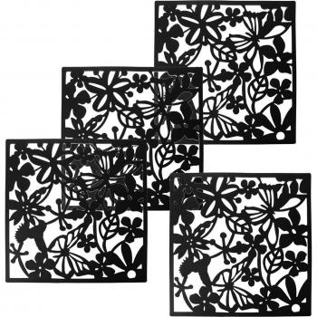 Hanging Yarn Butterfly Flower Room Divider
